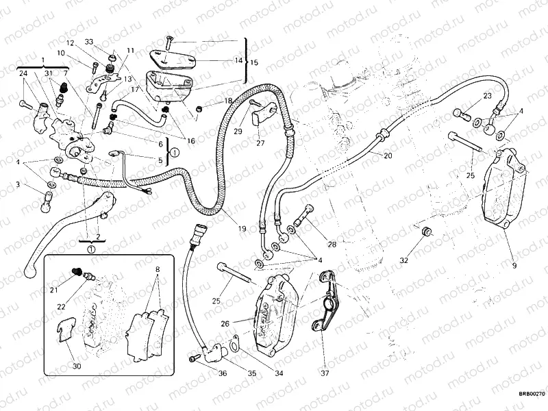 FRONT BRAKE SYSTEM » BRAKING SYSTEM