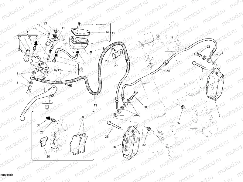 FRONT BRAKE SYSTEM » BRAKING SYSTEM