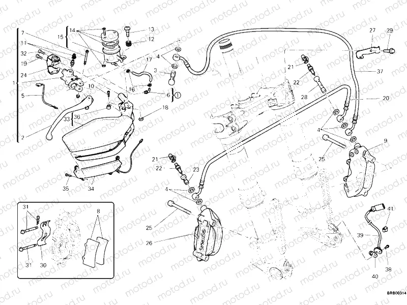 FRONT BRAKE SYSTEM » BRAKING SYSTEM