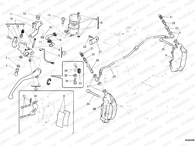 FRONT BRAKE SYSTEM » BRAKING SYSTEM
