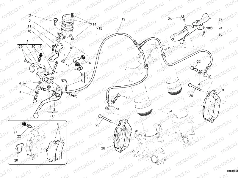 FRONT BRAKE SYSTEM » BRAKING SYSTEM