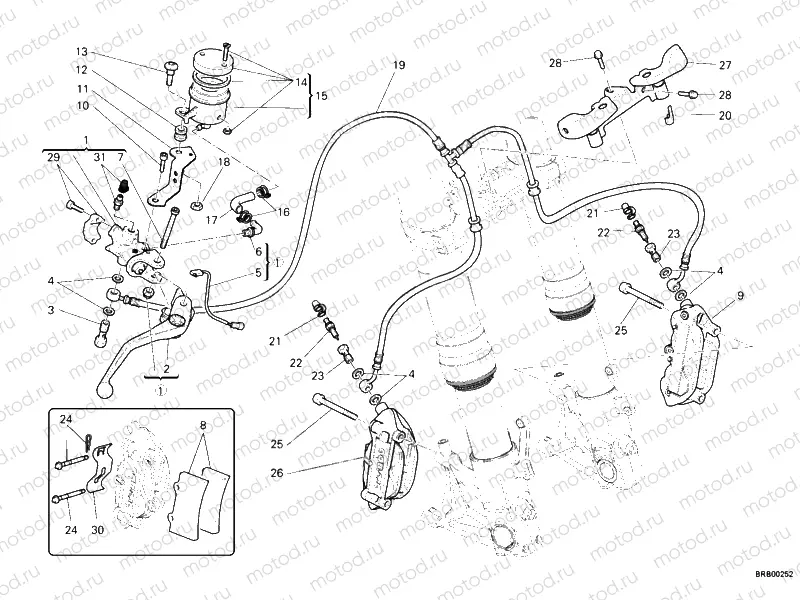 FRONT BRAKE SYSTEM » BRAKING SYSTEM