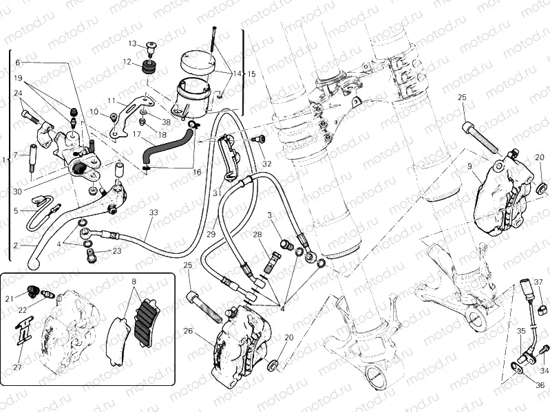 FRONT BRAKE SYSTEM » BRAKING SYSTEM