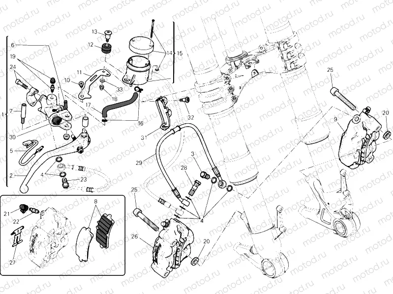 FRONT BRAKE SYSTEM » BRAKING SYSTEM