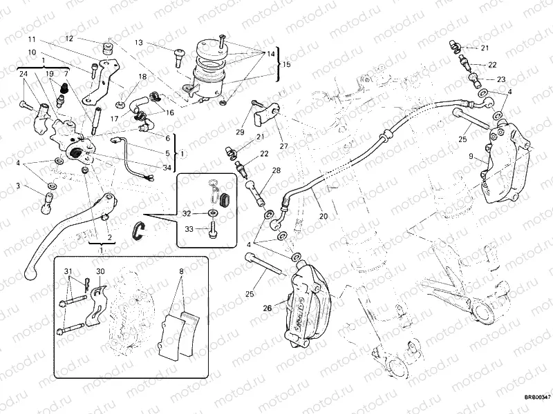 FRONT BRAKE SYSTEM » BRAKING SYSTEM