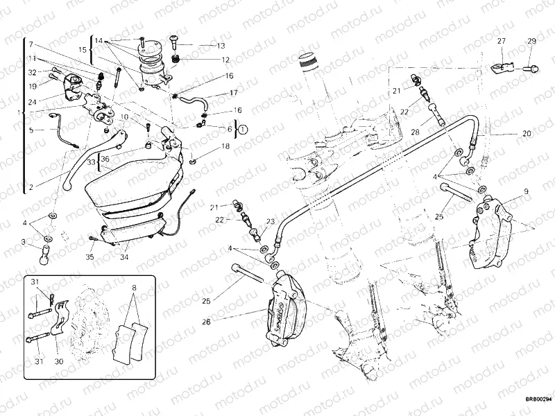 FRONT BRAKE SYSTEM » BRAKING SYSTEM