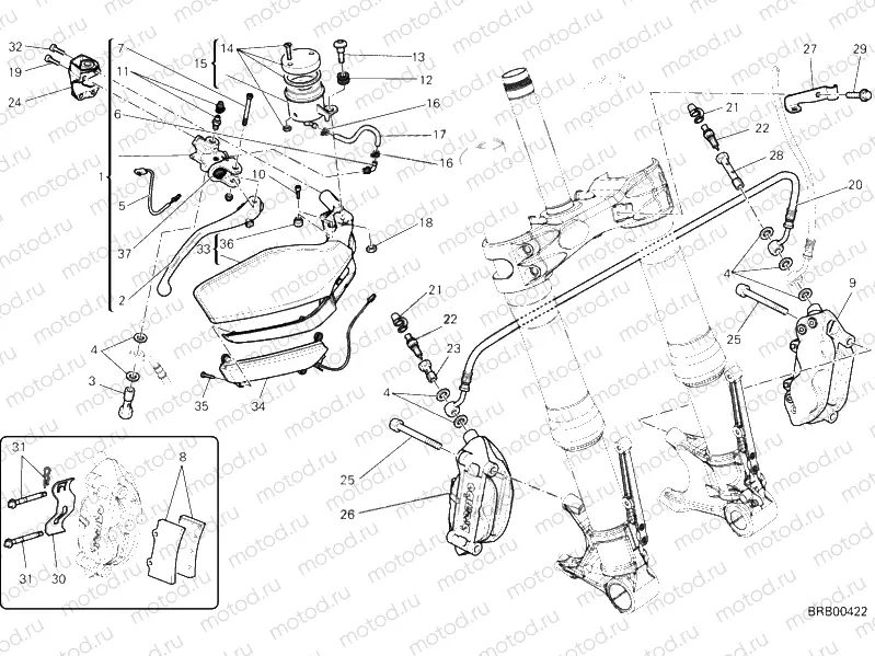 FRONT BRAKE SYSTEM » BRAKING SYSTEM