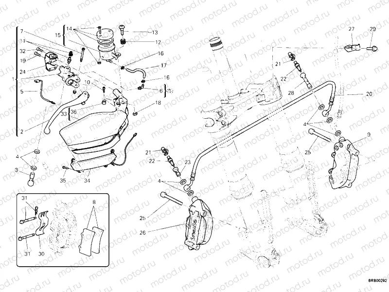 FRONT BRAKE SYSTEM » BRAKING SYSTEM