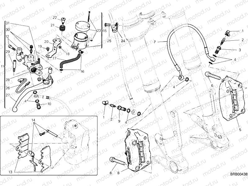 FRONT BRAKE SYSTEM » BRAKING SYSTEM