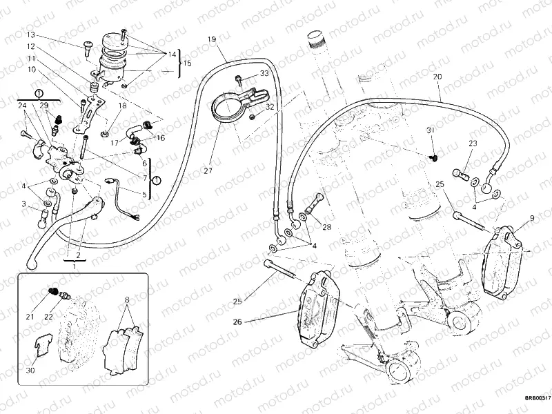FRONT BRAKE SYSTEM » BRAKING SYSTEM