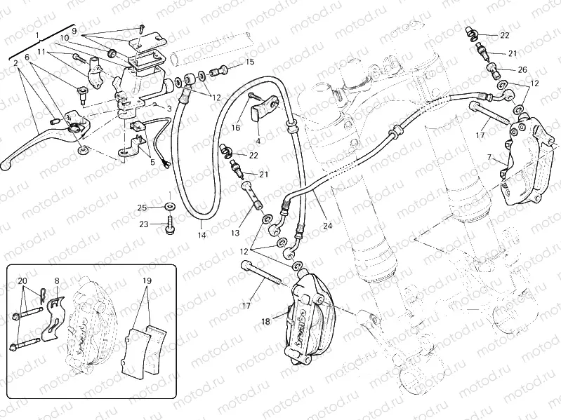 FRONT BRAKE SYSTEM » BRAKING SYSTEM