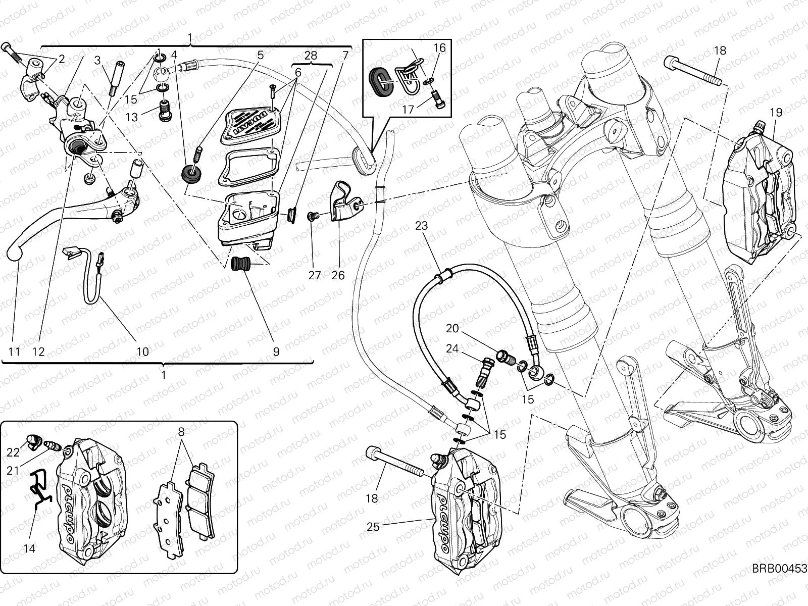 FRONT BRAKE SYSTEM [MOD:DVL]