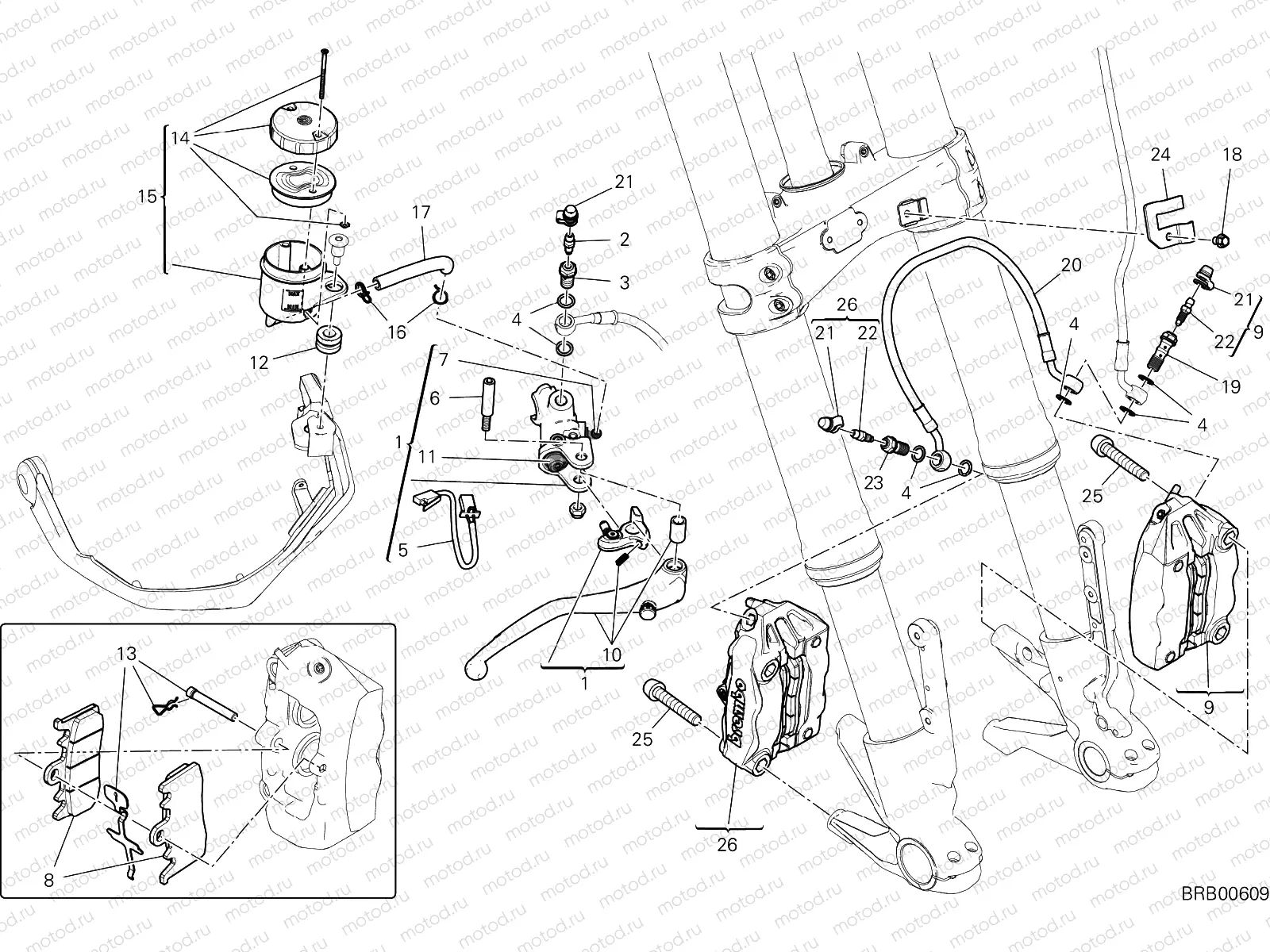 FRONT BRAKE SYSTEM [MOD:MS1260]