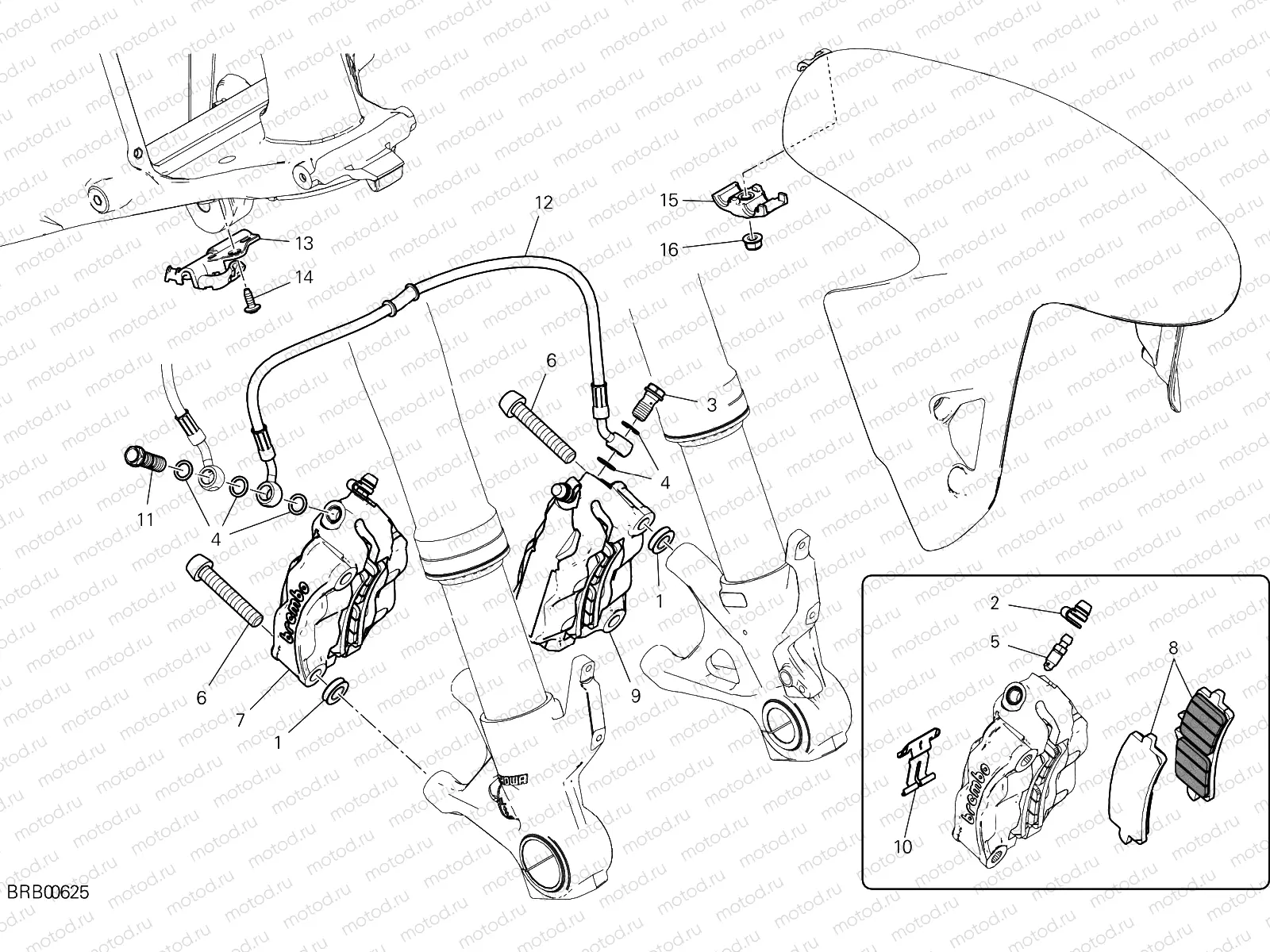 FRONT BRAKE SYSTEM [MOD:PANV4]