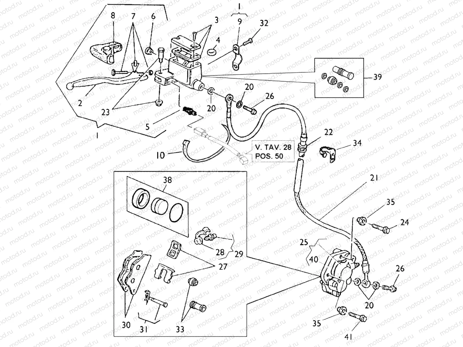 FRONT BRAKE (TE)