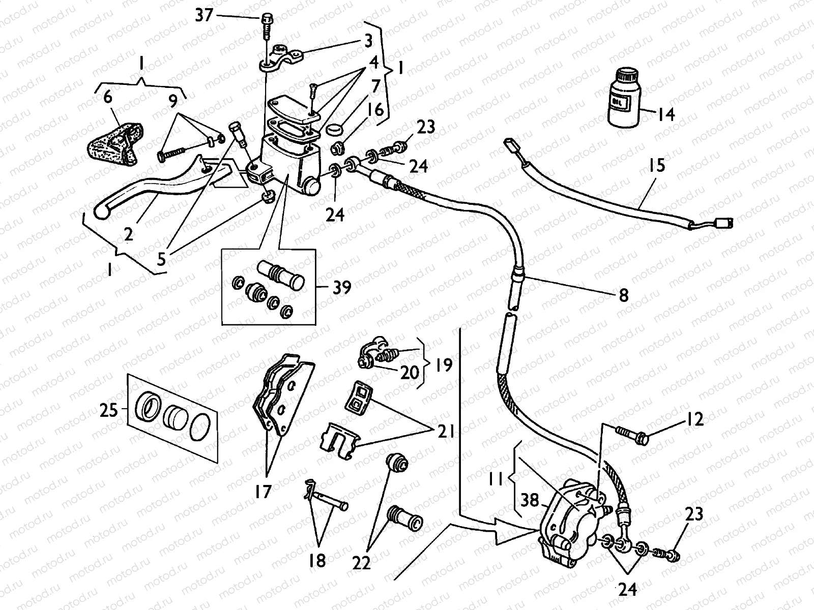 FRONT BRAKE (TE-TC)
