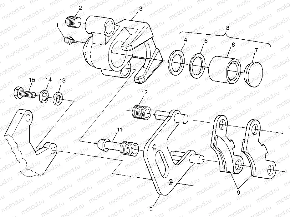 FRONT BRAKE - W97CD50A (4941354135B008) | FRONT BRAKE - W97CD50A (4941354135B008)