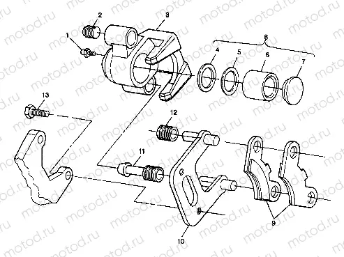 FRONT BRAKE - W98BC50A (4944994499b007) | FRONT BRAKE - W98BC50A (4944994499b007)