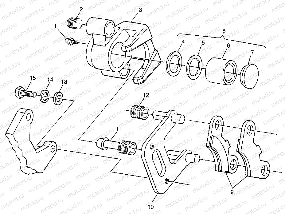 FRONT BRAKE XPRESS 300 W97CA28C and  XPRESS 400L W97CA38C (4939603960C001) | FRONT BRAKE XPRESS 300 W97CA28C and  XPRESS 400L W97CA38C (4939603960C001)