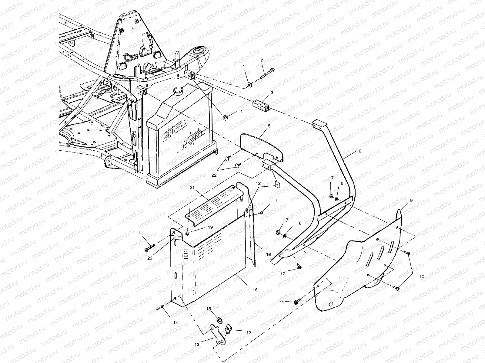 FRONT BUMPER and SHIELDS - A00BG38CA (4954845484A007) | FRONT BUMPER and SHIELDS - A00BG38CA (4954845484A007)