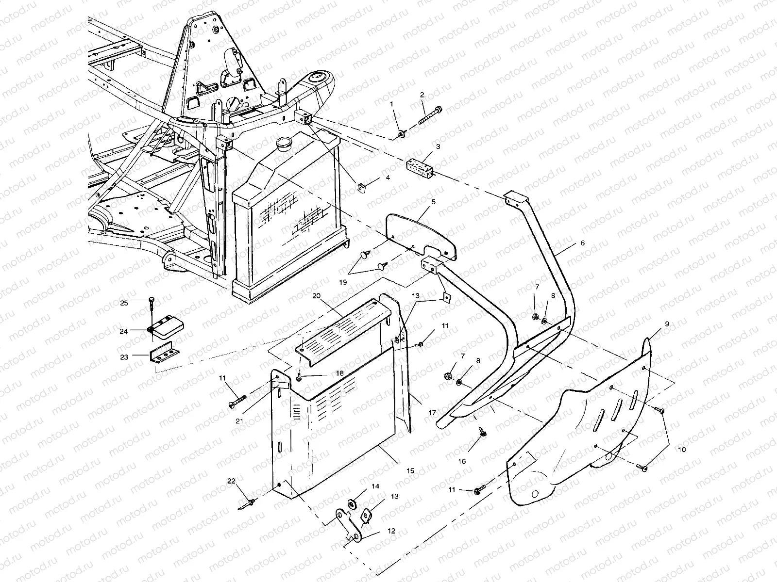 FRONT BUMPER and SHIELDS - A00BG50AA (4954855485A007) | FRONT BUMPER and SHIELDS - A00BG50AA (4954855485A007)