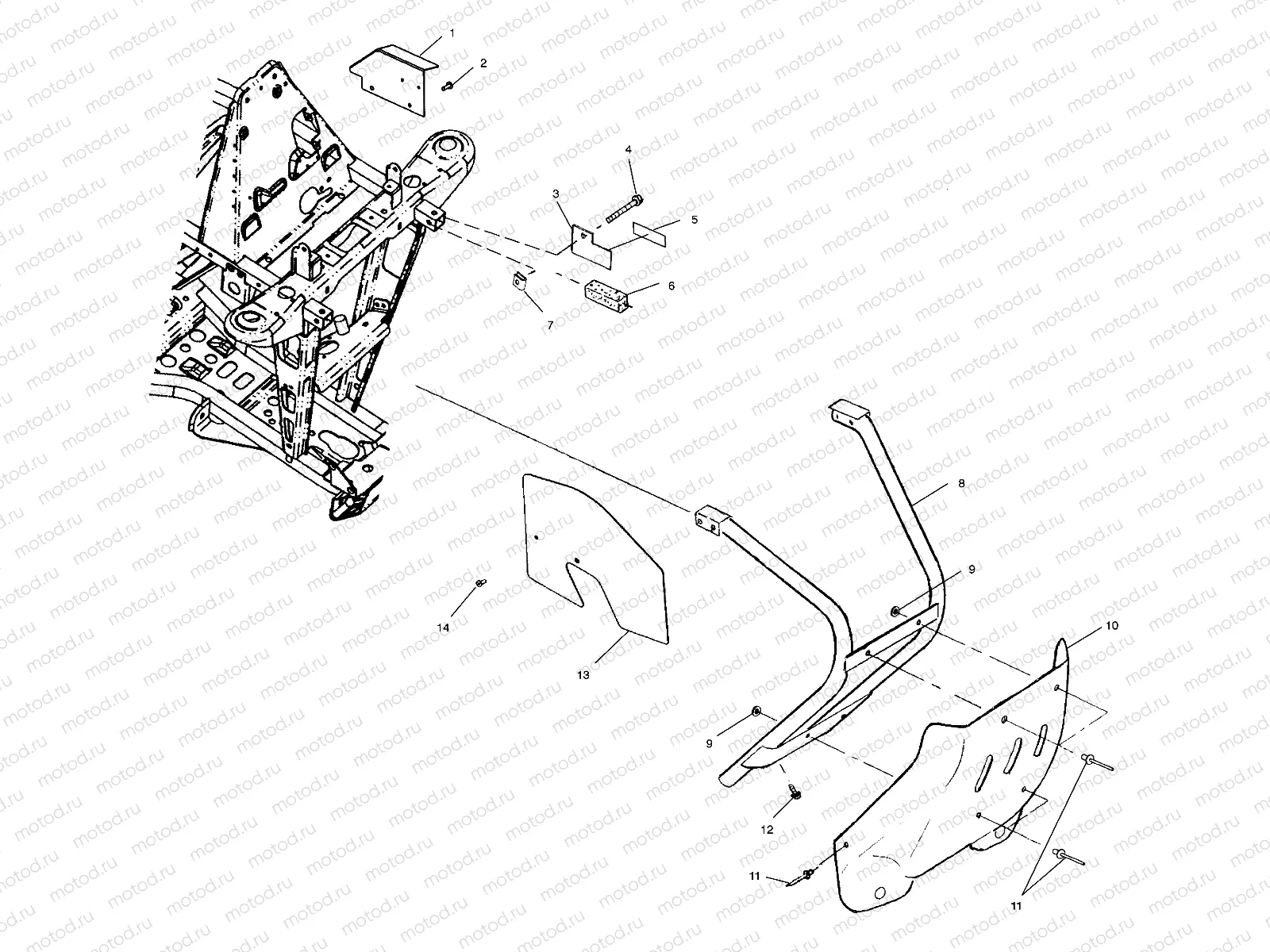 FRONT BUMPER and SHIELDS - A02BA25CA/CB/CD (4969896989A05) | FRONT BUMPER and SHIELDS - A02BA25CA/CB/CD (4969896989A05)