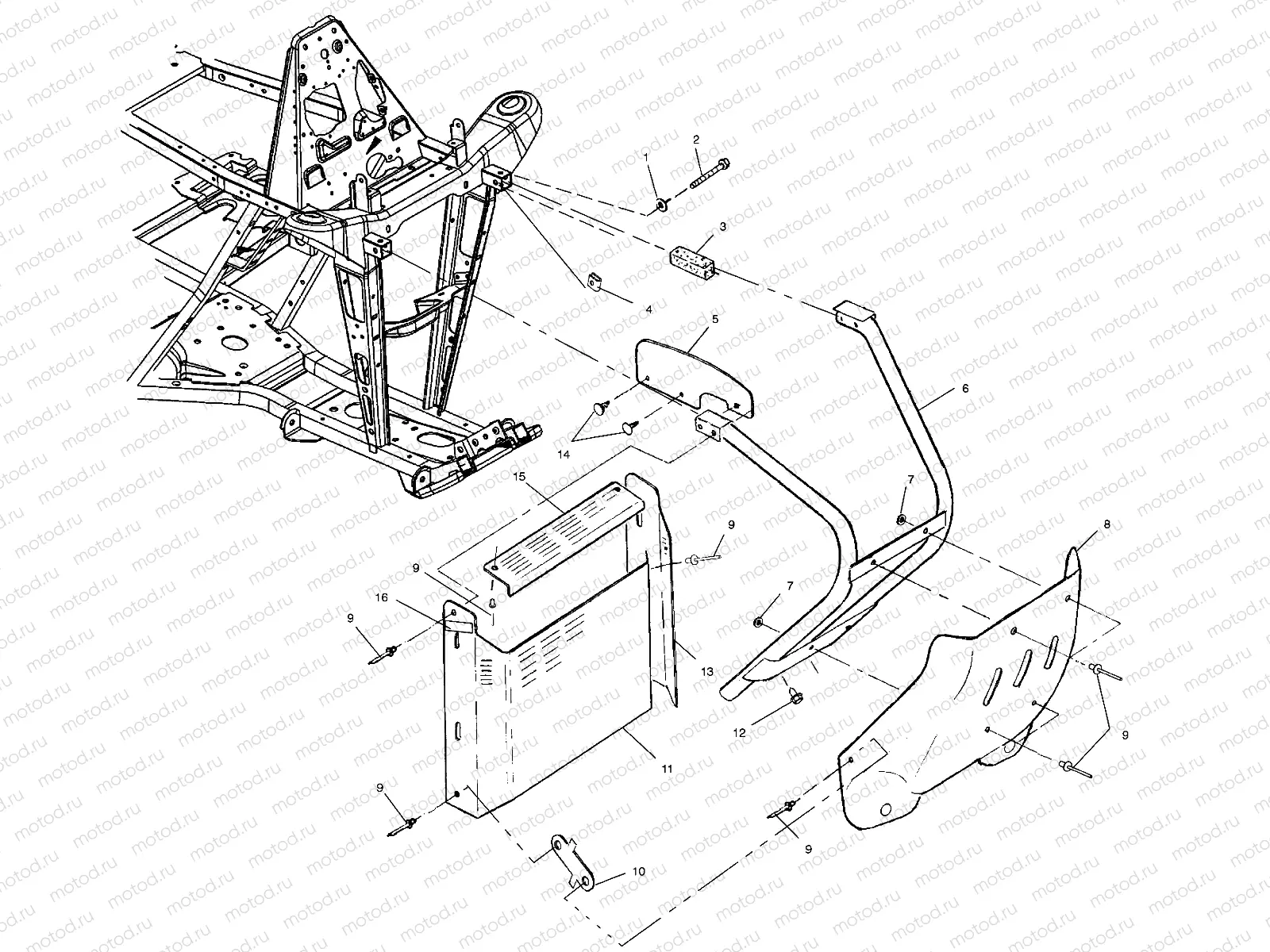 FRONT BUMPER AND SHIELDS - A03BA38CA (4982568256A05) | FRONT BUMPER AND SHIELDS - A03BA38CA (4982568256A05)