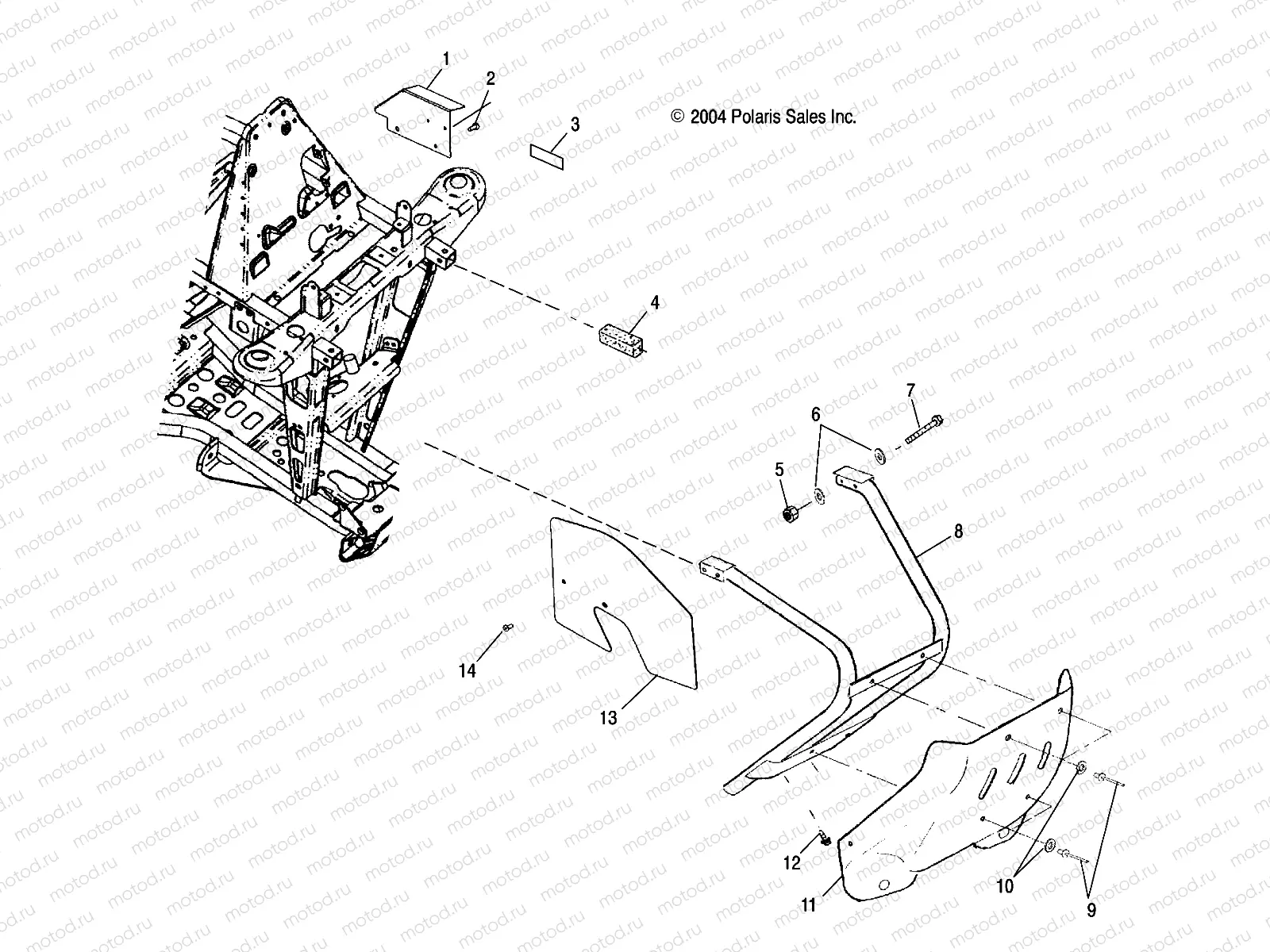 FRONT BUMPER and SHIELDS - A05BA25CA/CB (4994739473A05) | FRONT BUMPER and SHIELDS - A05BA25CA/CB (4994739473A05)