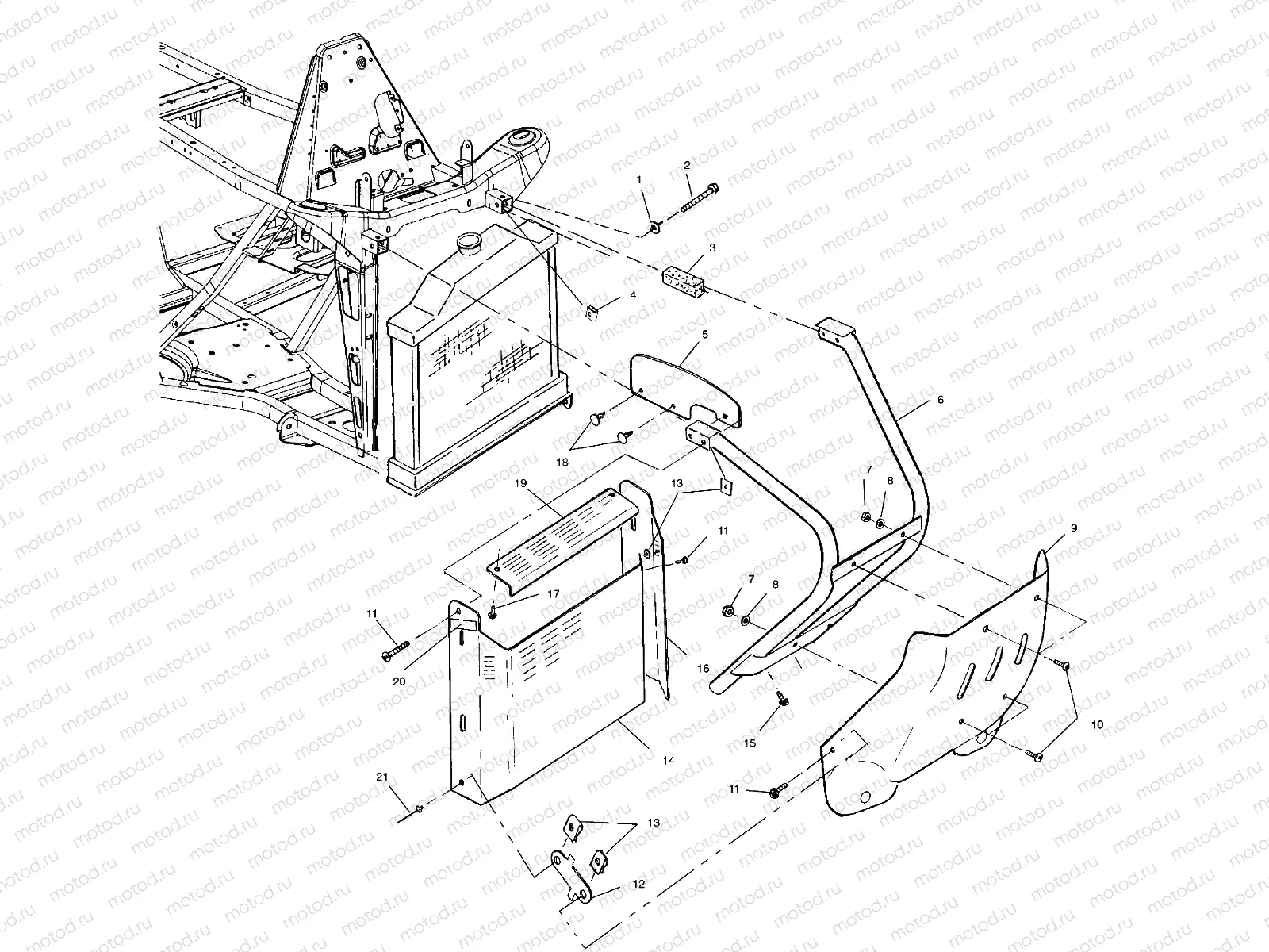 FRONT BUMPER and SHIELDS - A99BA38CA (4949534953a007) | FRONT BUMPER and SHIELDS - A99BA38CA (4949534953a007)