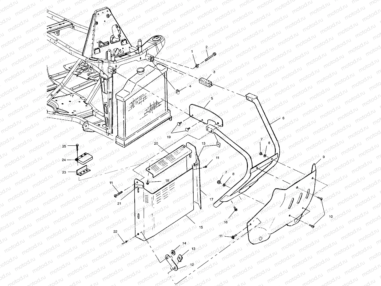 FRONT BUMPER and SHIELDS - A99BG50AA (4949714971a007) | FRONT BUMPER and SHIELDS - A99BG50AA (4949714971a007)