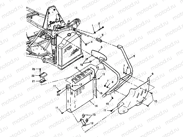 FRONT BUMPER and SHIELDS - W98BC50A (4944994499a007) | FRONT BUMPER and SHIELDS - W98BC50A (4944994499a007)