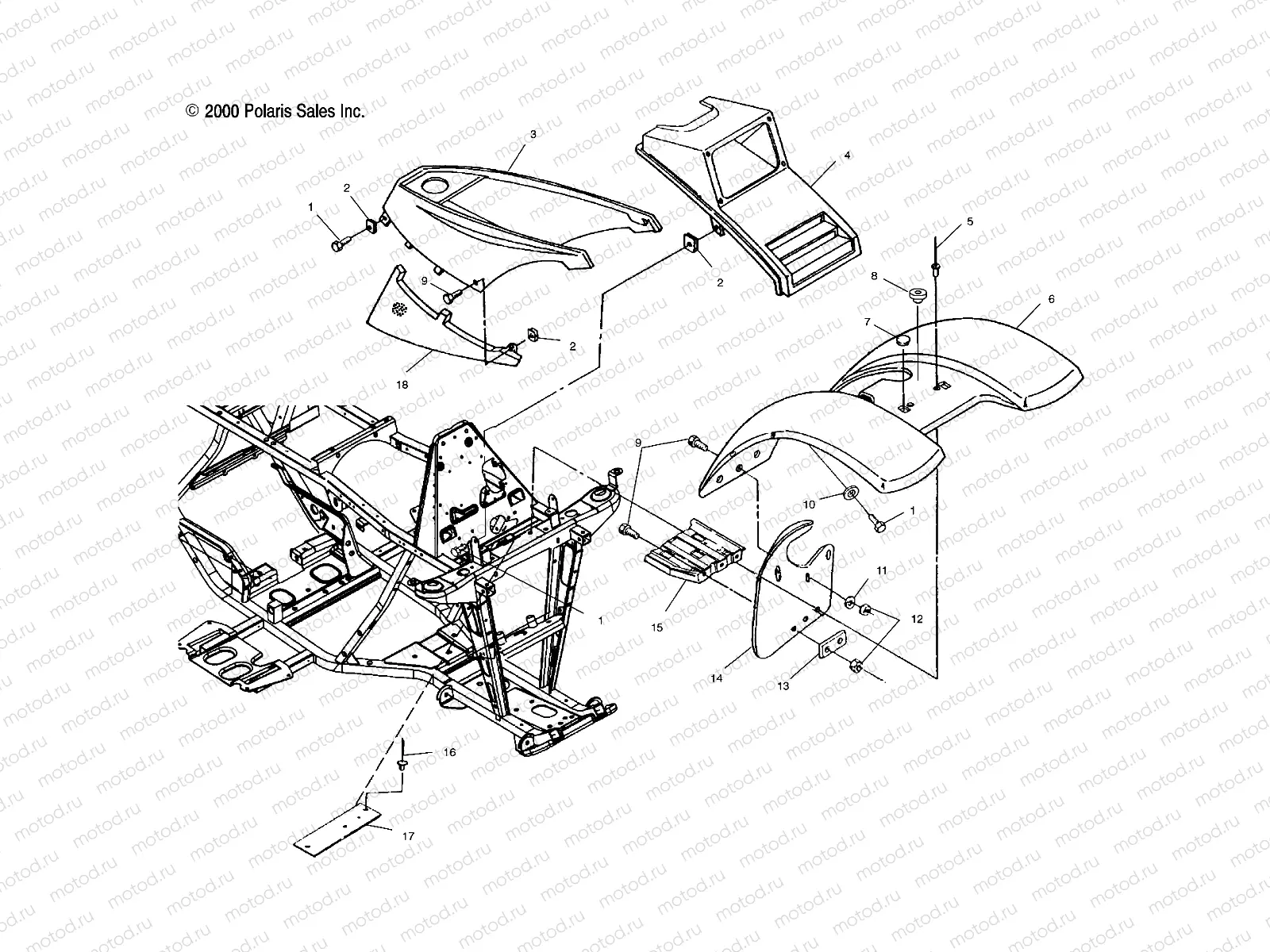 FRONT CAB - A00AA32AB (4960076007A005) | FRONT CAB - A00AA32AB (4960076007A005)