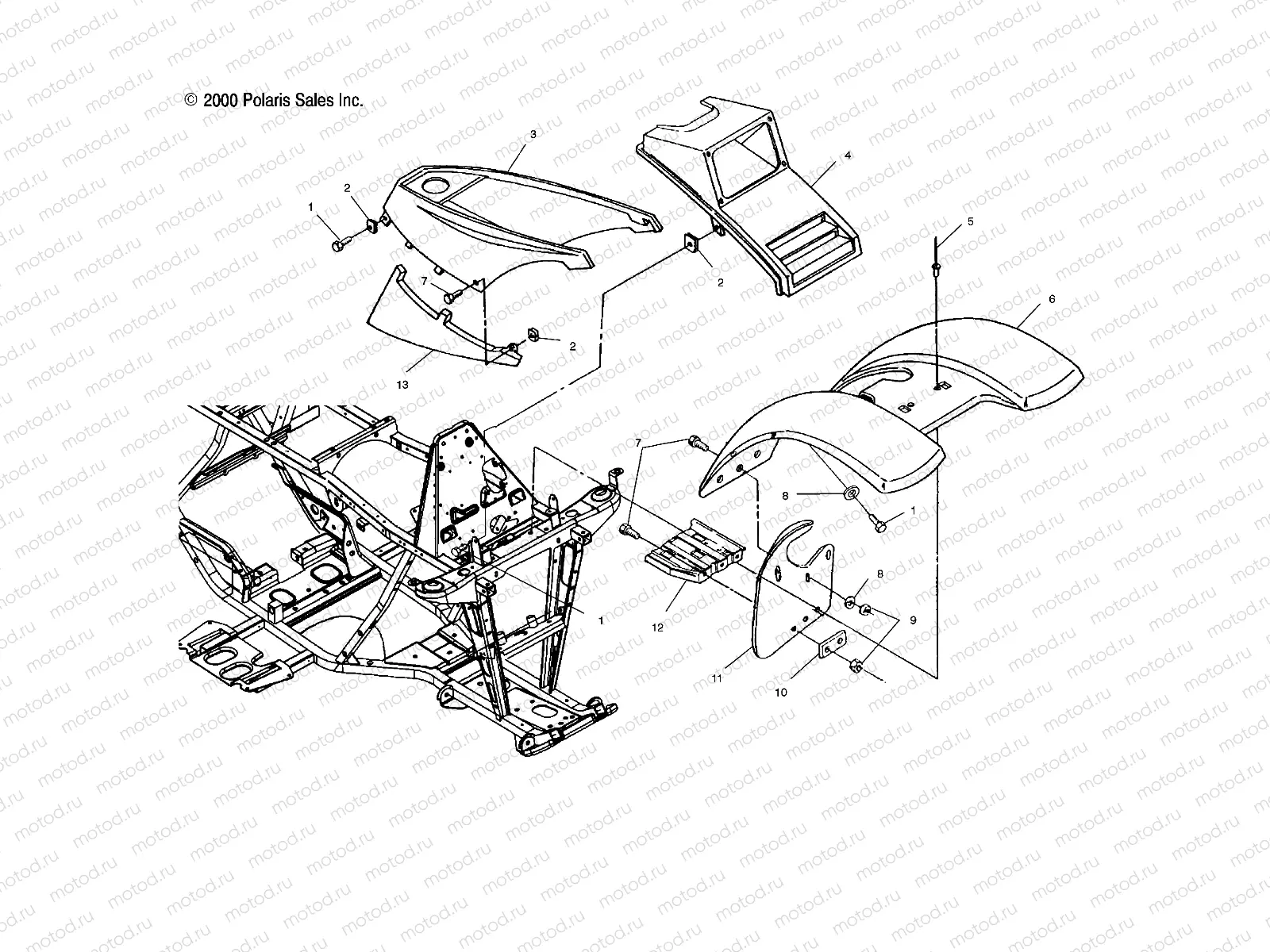 FRONT CAB - A00AG25CA (4954865486A005) | FRONT CAB - A00AG25CA (4954865486A005)