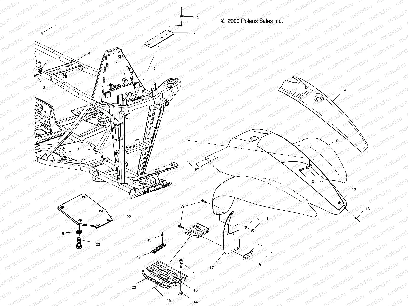 FRONT CAB - A00BG50AA (4954855485A005) | FRONT CAB - A00BG50AA (4954855485A005)
