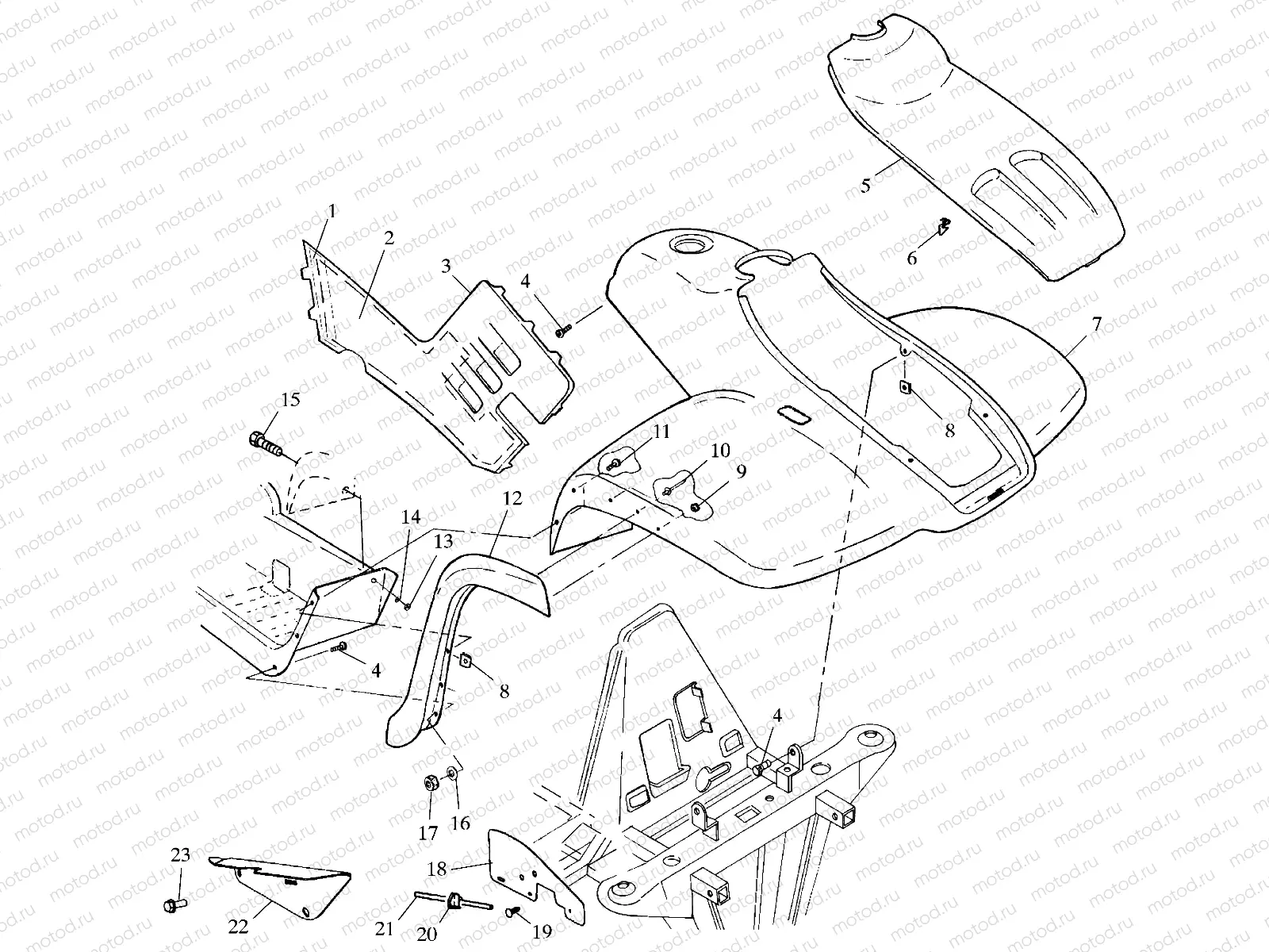 FRONT CAB - A00CH46CA (4954785478A007) | FRONT CAB - A00CH46CA (4954785478A007)