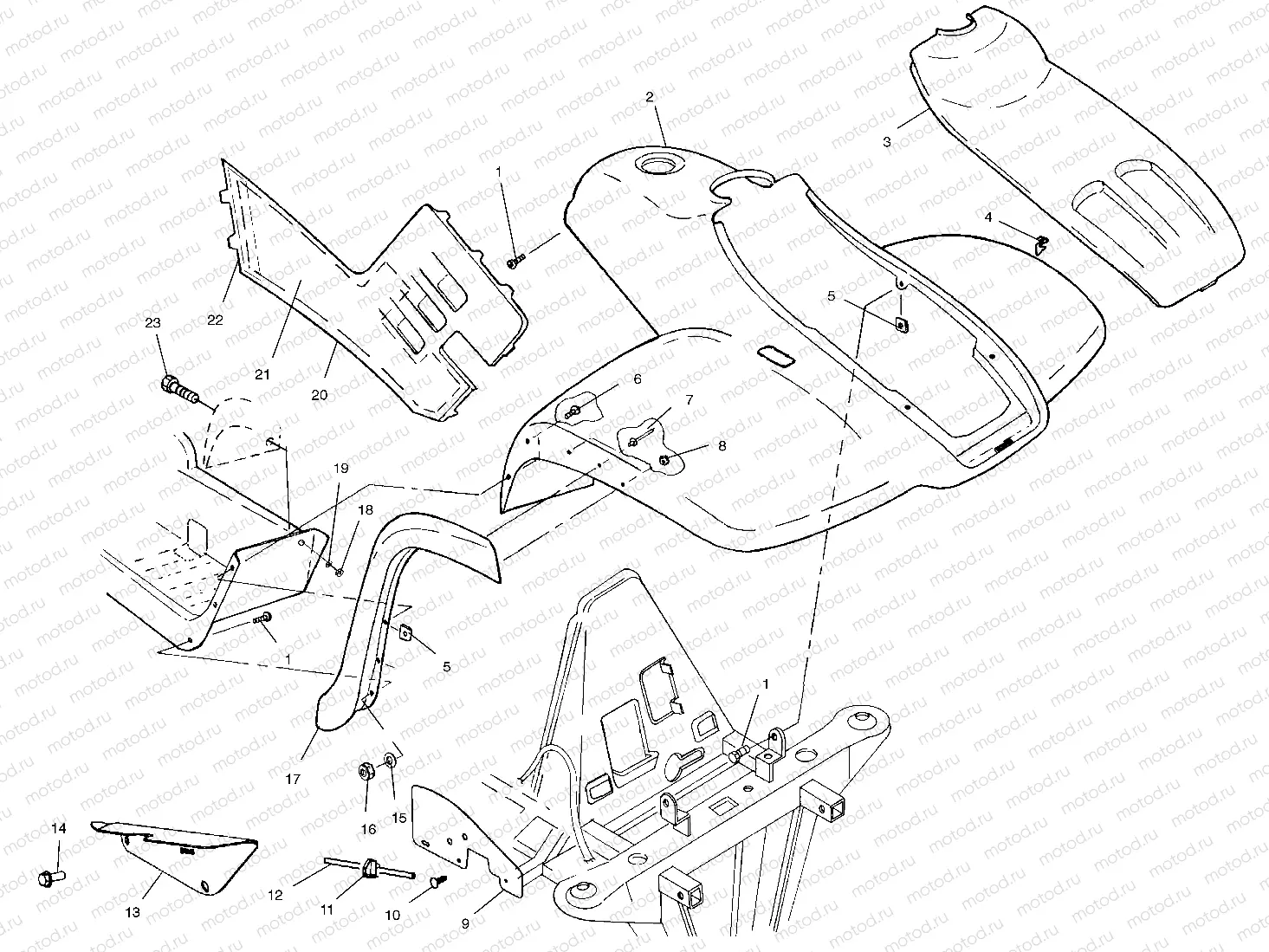 FRONT CAB - A00CH50AA (4954805480A007) | FRONT CAB - A00CH50AA (4954805480A007)