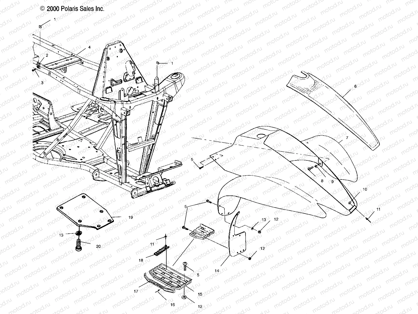 FRONT CAB - A01BA38CA (4968366836A003) | FRONT CAB - A01BA38CA (4968366836A003)