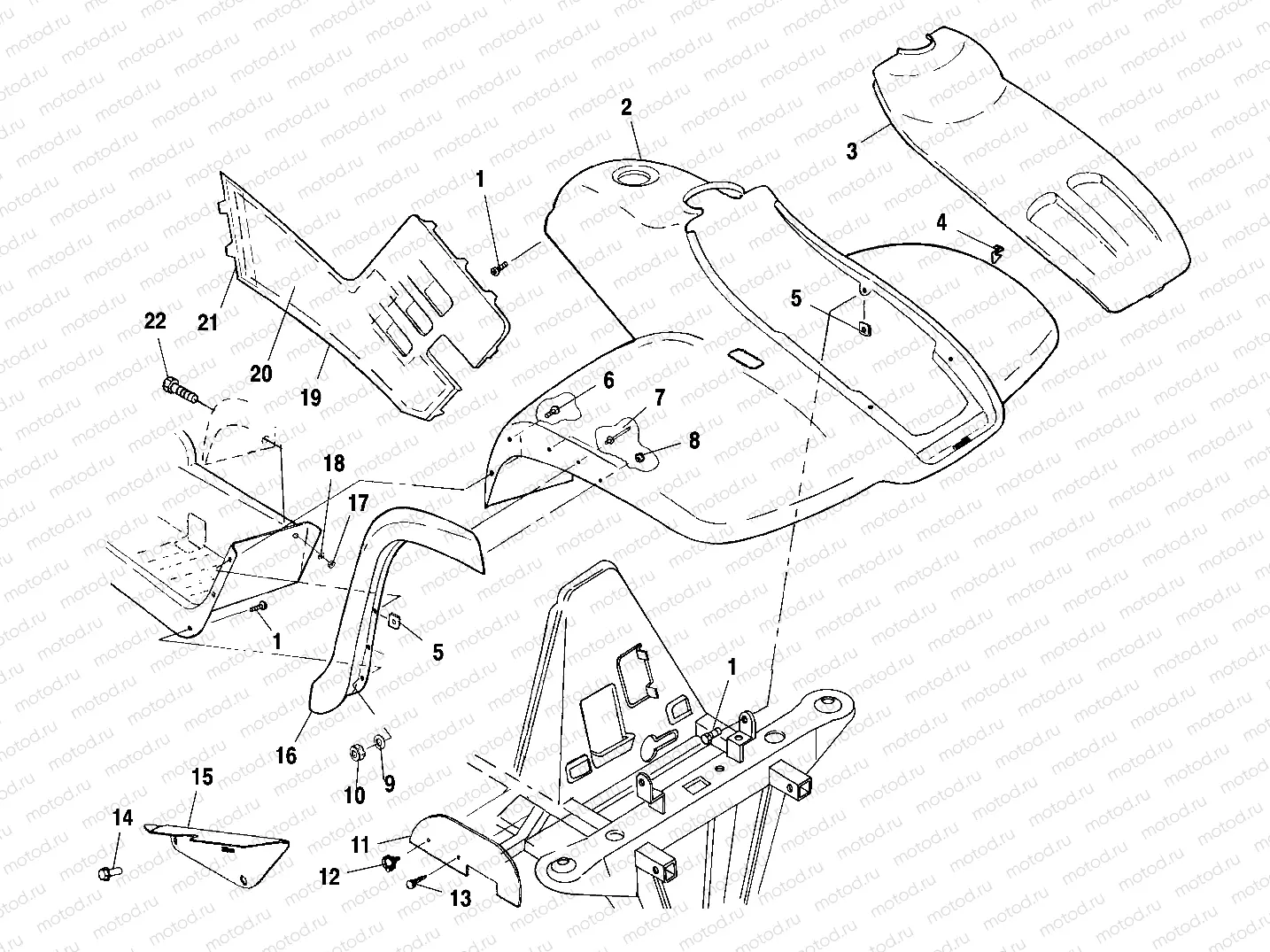 FRONT CAB - A01CH50AA (4964466446A005) | FRONT CAB - A01CH50AA (4964466446A005)