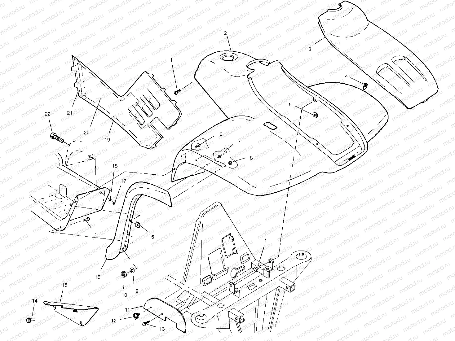 FRONT CAB - A01CH50AD (4960026002A005) | FRONT CAB - A01CH50AD (4960026002A005)