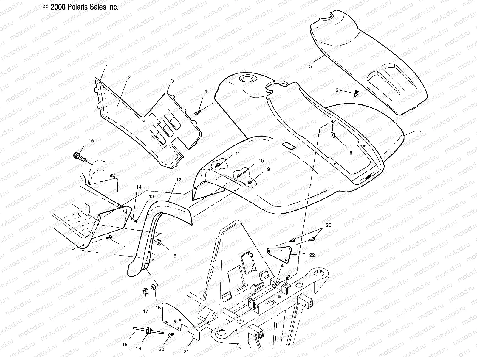 FRONT CAB - A01CL50AA (4964586458A003) | FRONT CAB - A01CL50AA (4964586458A003)