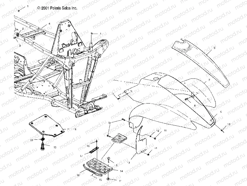 FRONT CAB - A02BA50AA/AB (4969976997A03) | FRONT CAB - A02BA50AA/AB (4969976997A03)