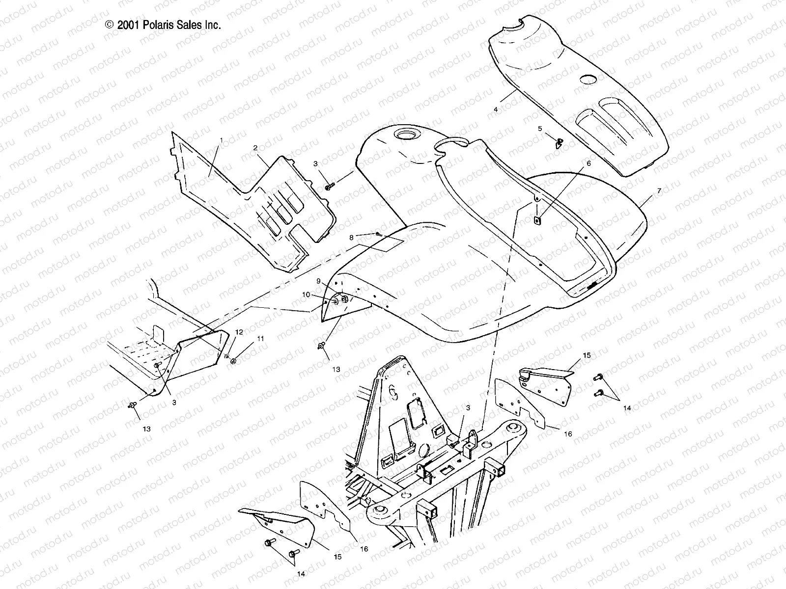 FRONT CAB - A02CG25CA (4969856985A03) | FRONT CAB - A02CG25CA (4969856985A03)