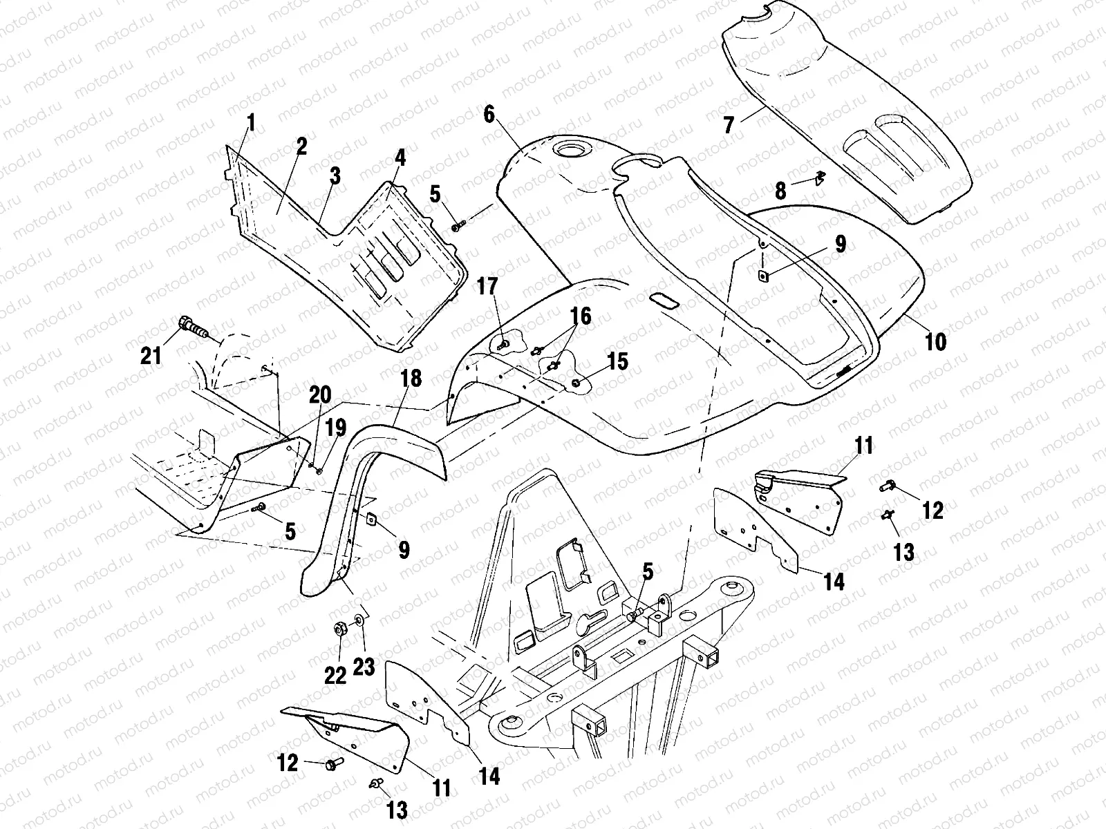 FRONT CAB - A02CK42AA/AB (4970327032A05) | FRONT CAB - A02CK42AA/AB (4970327032A05)