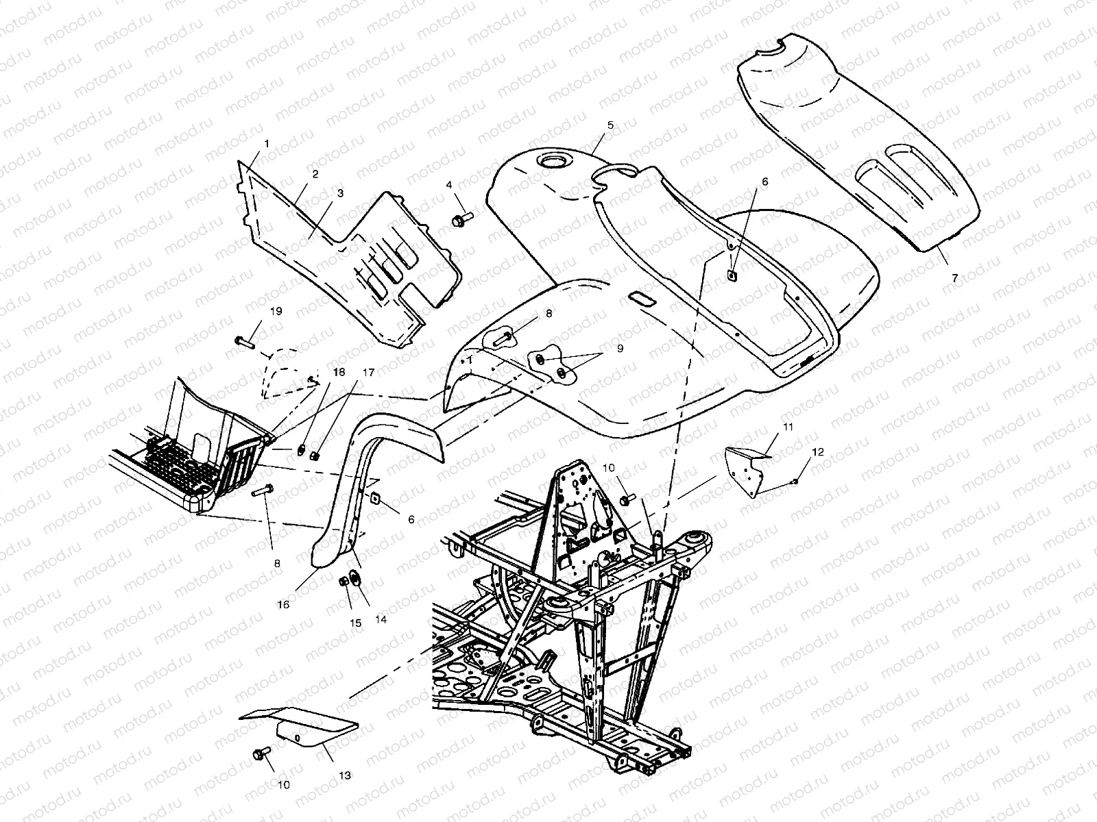 FRONT CAB - A03CH59AA/AF/AG (4977187718A05) | FRONT CAB - A03CH59AA/AF/AG (4977187718A05)
