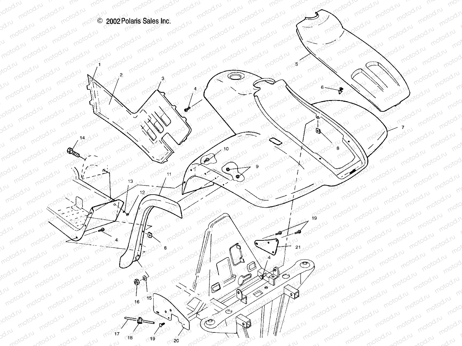 FRONT CAB - A03CL50AA (4975687568A03) | FRONT CAB - A03CL50AA (4975687568A03)