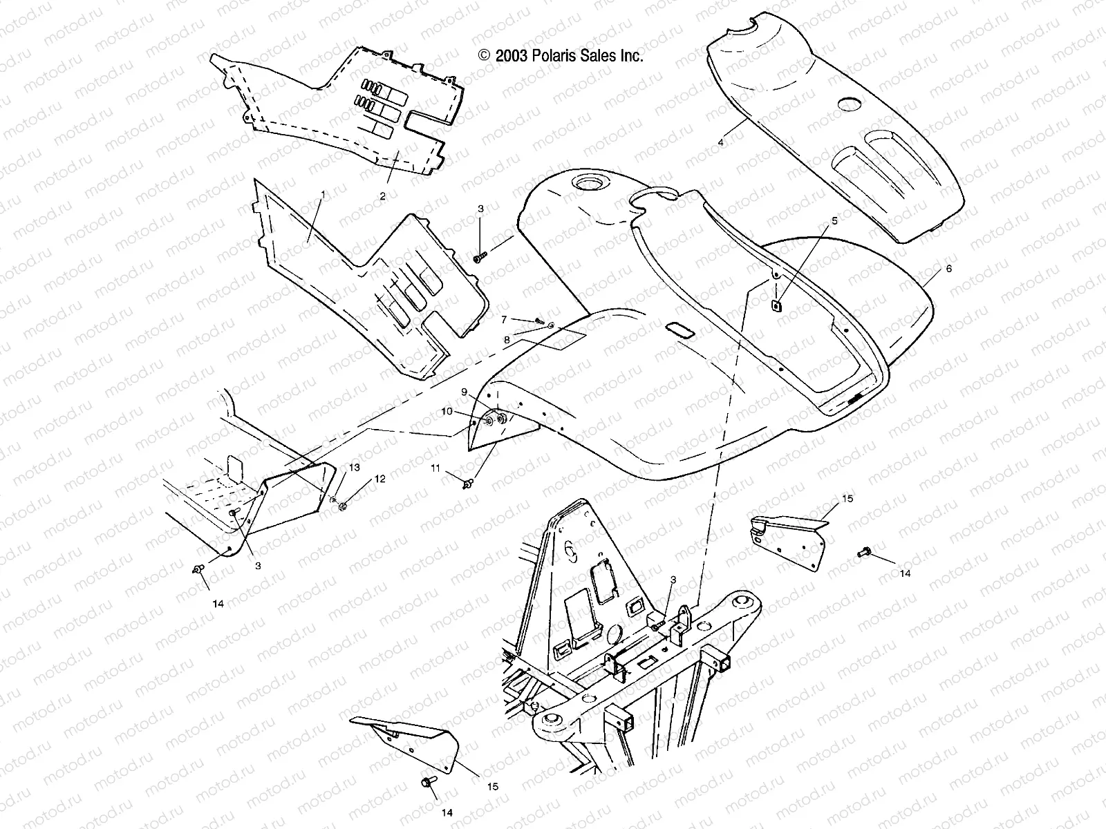 FRONT CAB - A04CA32AA/AB/FA (4986248624A03) | FRONT CAB - A04CA32AA/AB/FA (4986248624A03)