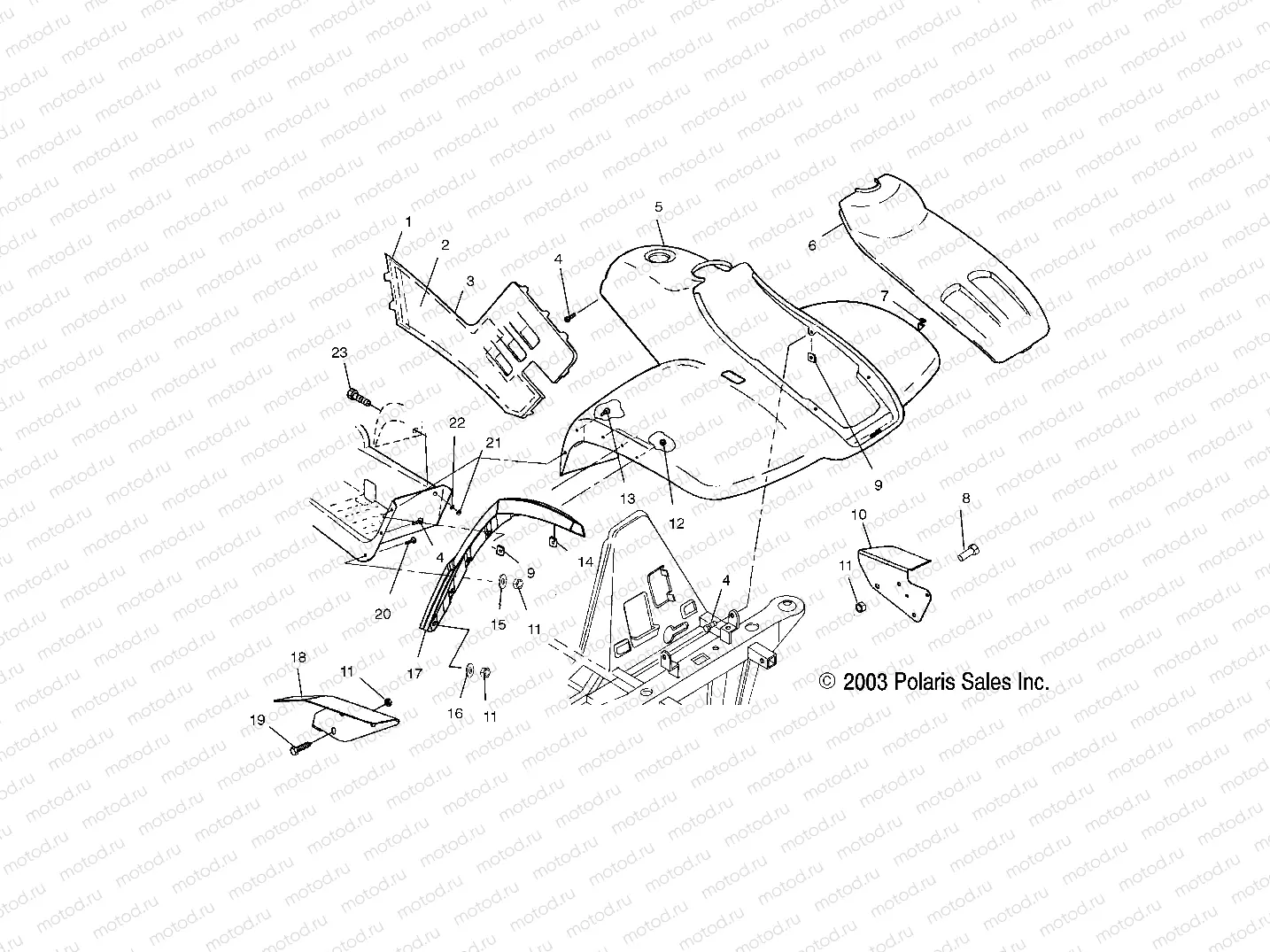 FRONT CAB - A04CH50AO/AQ/AR/AS/AT/AV/AW/AX (4987288728A05) | FRONT CAB - A04CH50AO/AQ/AR/AS/AT/AV/AW/AX (4987288728A05)