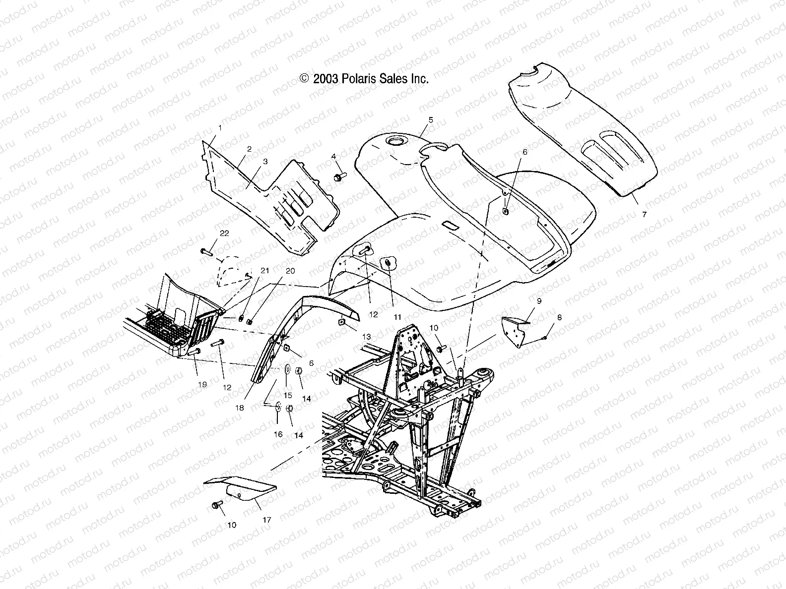 FRONT CAB - A04CH59AK/AL/AN/AQ/AW (4987318731A05) | FRONT CAB - A04CH59AK/AL/AN/AQ/AW (4987318731A05)
