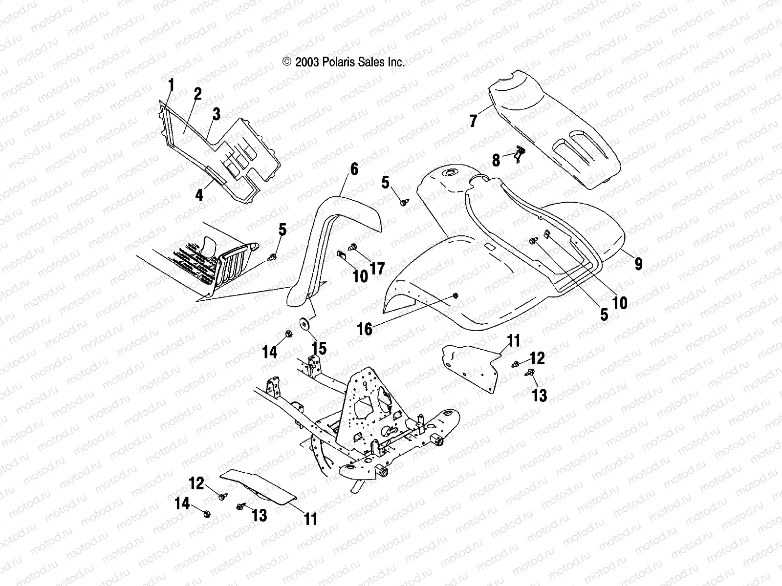 FRONT CAB - A04JD50AA/AB/CA (4985938593A10) | FRONT CAB - A04JD50AA/AB/CA (4985938593A10)