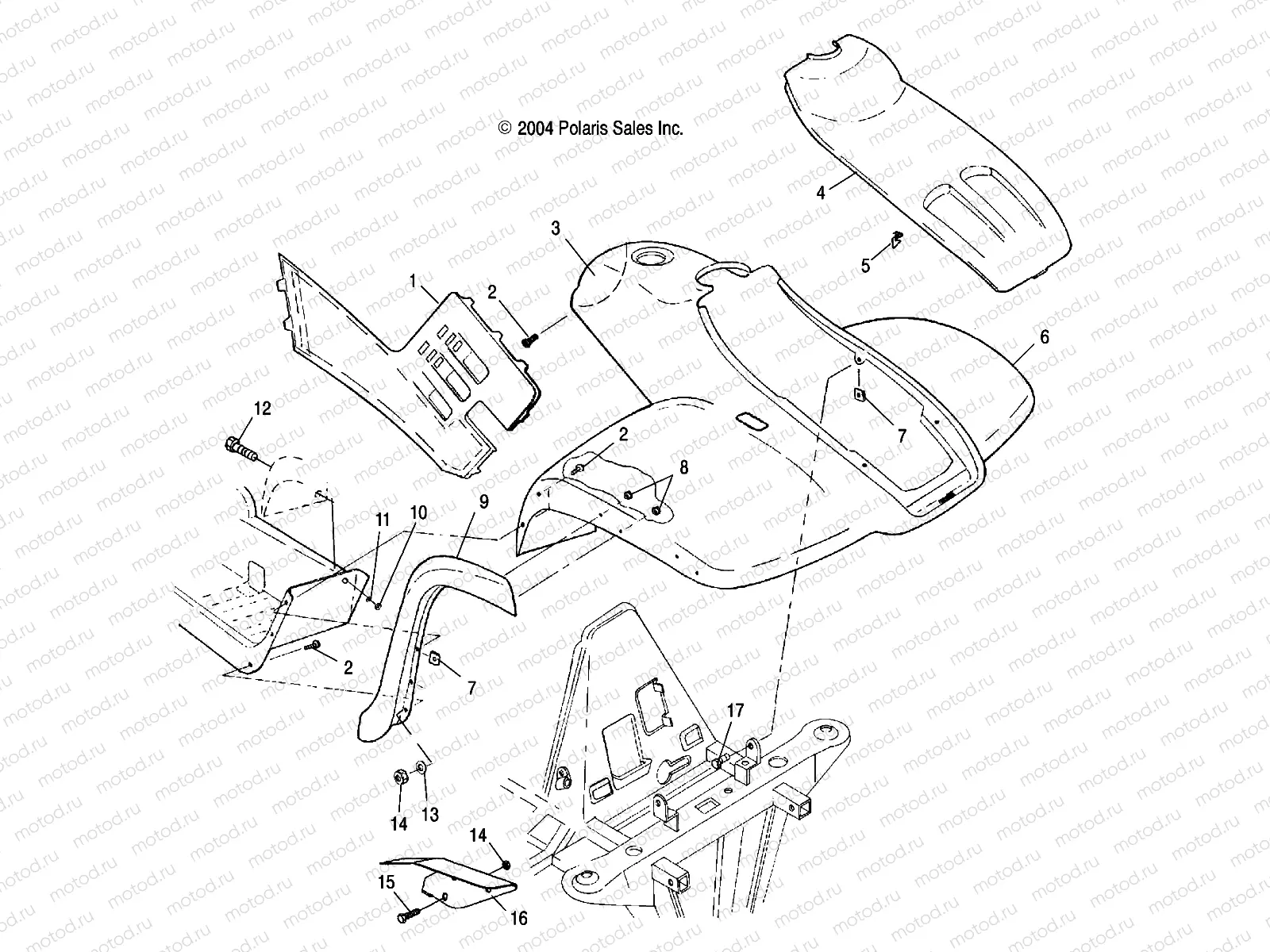 FRONT CAB - A05CB32AA (4994889488A05) | FRONT CAB - A05CB32AA (4994889488A05)